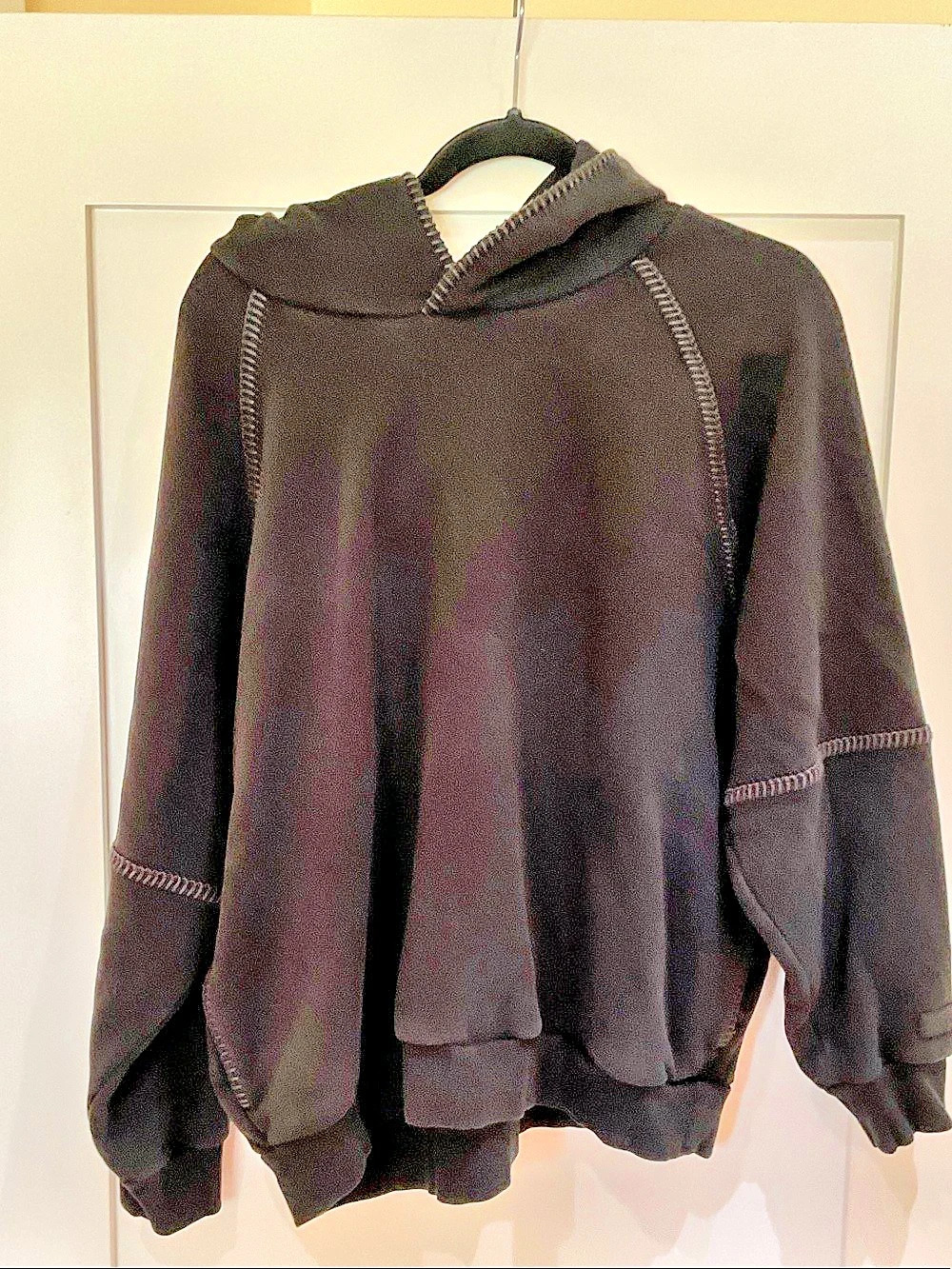 UGG UGGfluff Oversized Hoodie Black XL